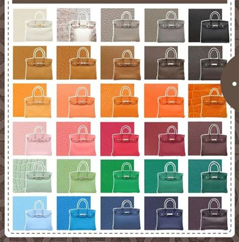 hermes colour|hermes birkin color chart.